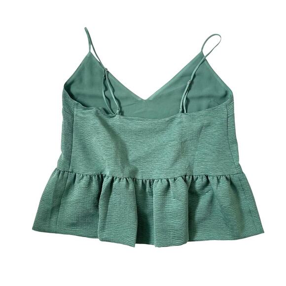 Samsoe Samsoe Judith Top - Cami - Peplum Blouse - Mint Green - Size M - Picture 3 of 7